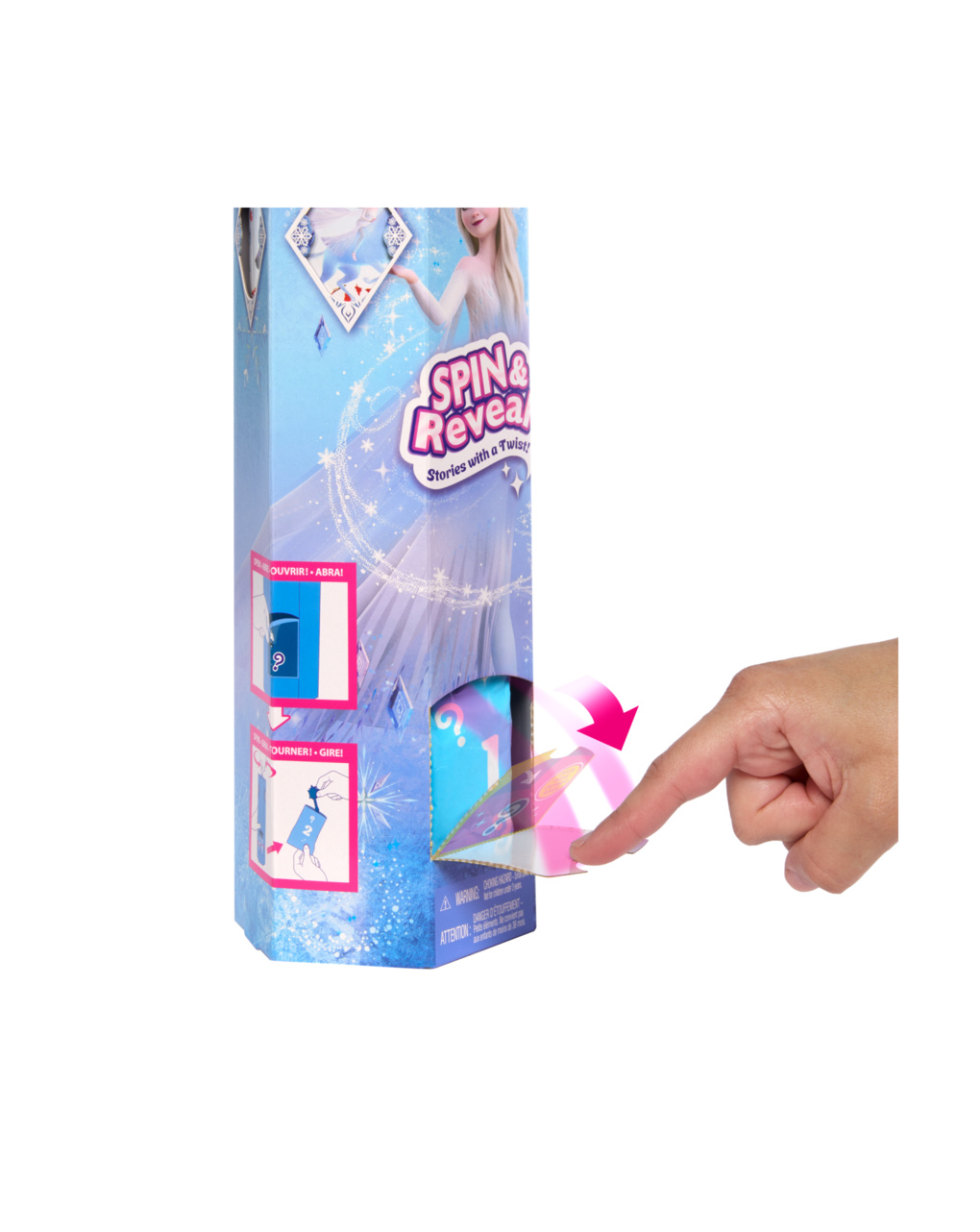 Mattel disney frozen spin & reveal κούκλα έλσα με 11 εκπλήξεις htg25 - FROZEN