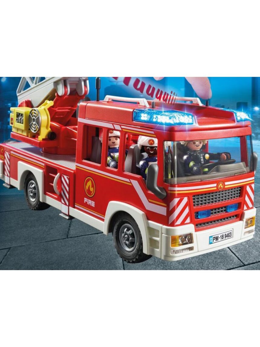 Playmobil city action όχημα πυροσβεστικής με σκάλα και καλάθι διάσωσης 9463 - Playmobil