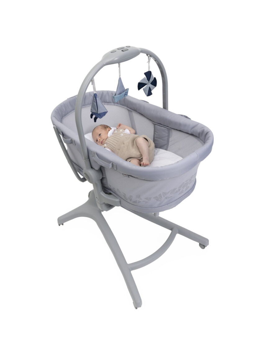 Chicco λίκνο - ριλάξ βaby hug pro 5 in 1/1 earl grey p07-87076-40 - Chicco