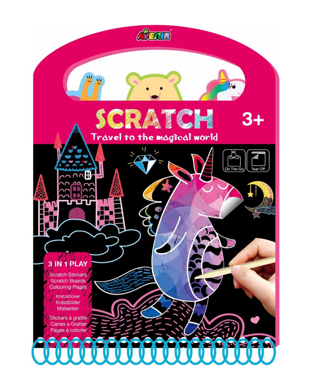 Avenir scratch book magical 60113