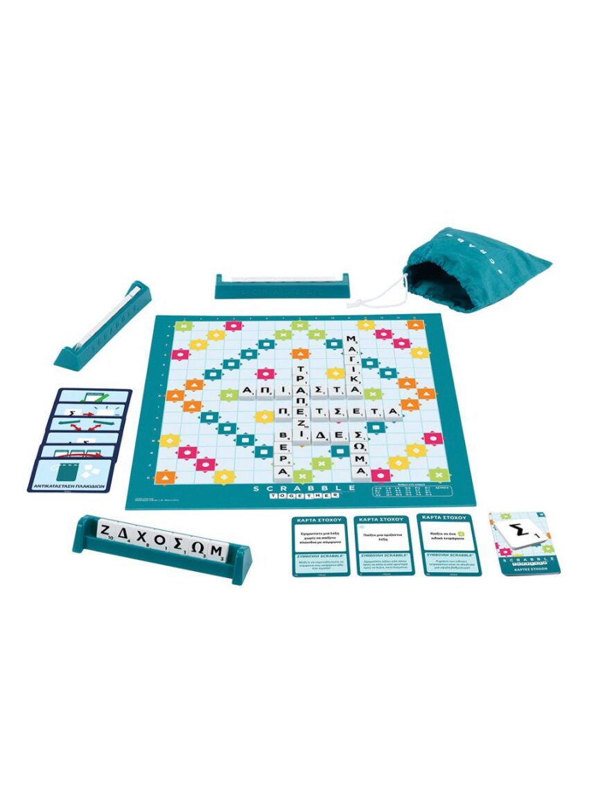 Mattel επιτραπέζιο παιχνίδι νέο scrabble 2 σε 1 hxw06 - SCRABBLE