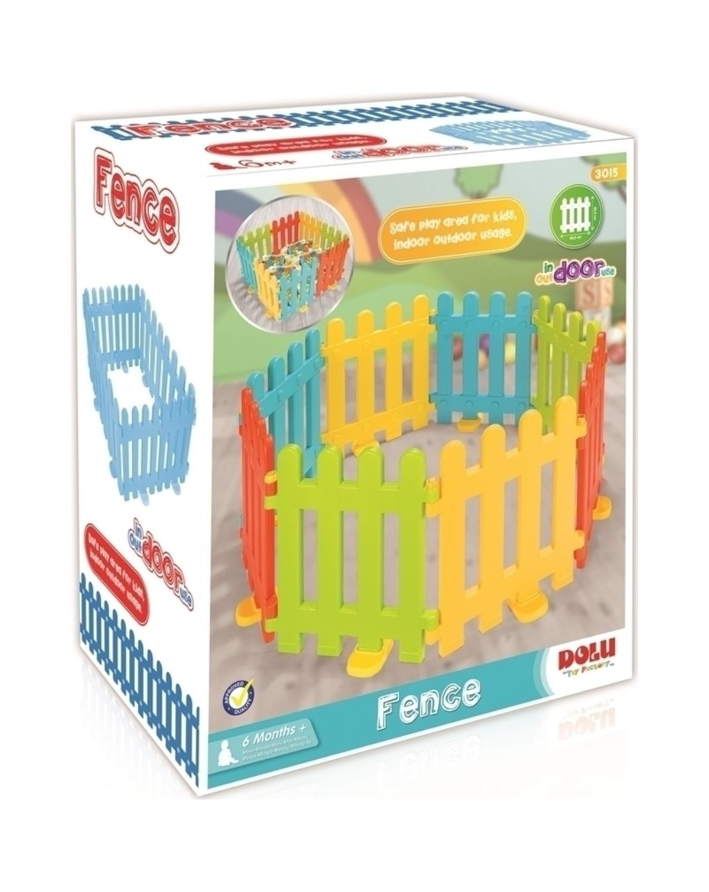 Zita toys dolu φράχτης παιδική χαρά (διάφορα χρώματα) 001.3015 - Zita Toys