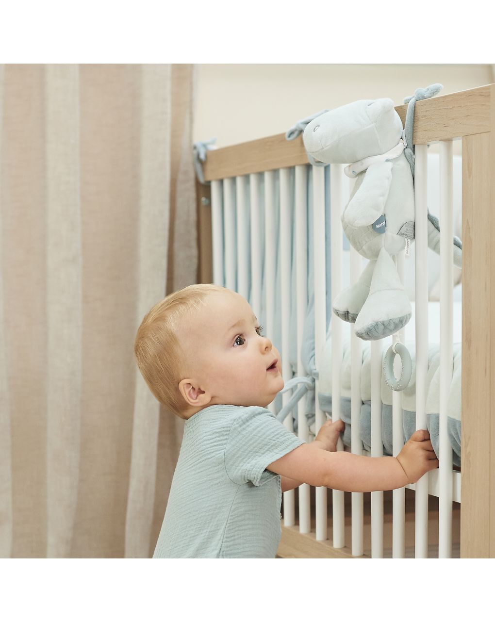 Nattou μουσικό λούτρινο romeo το κροκοδειλάκι 30cm - Nattou