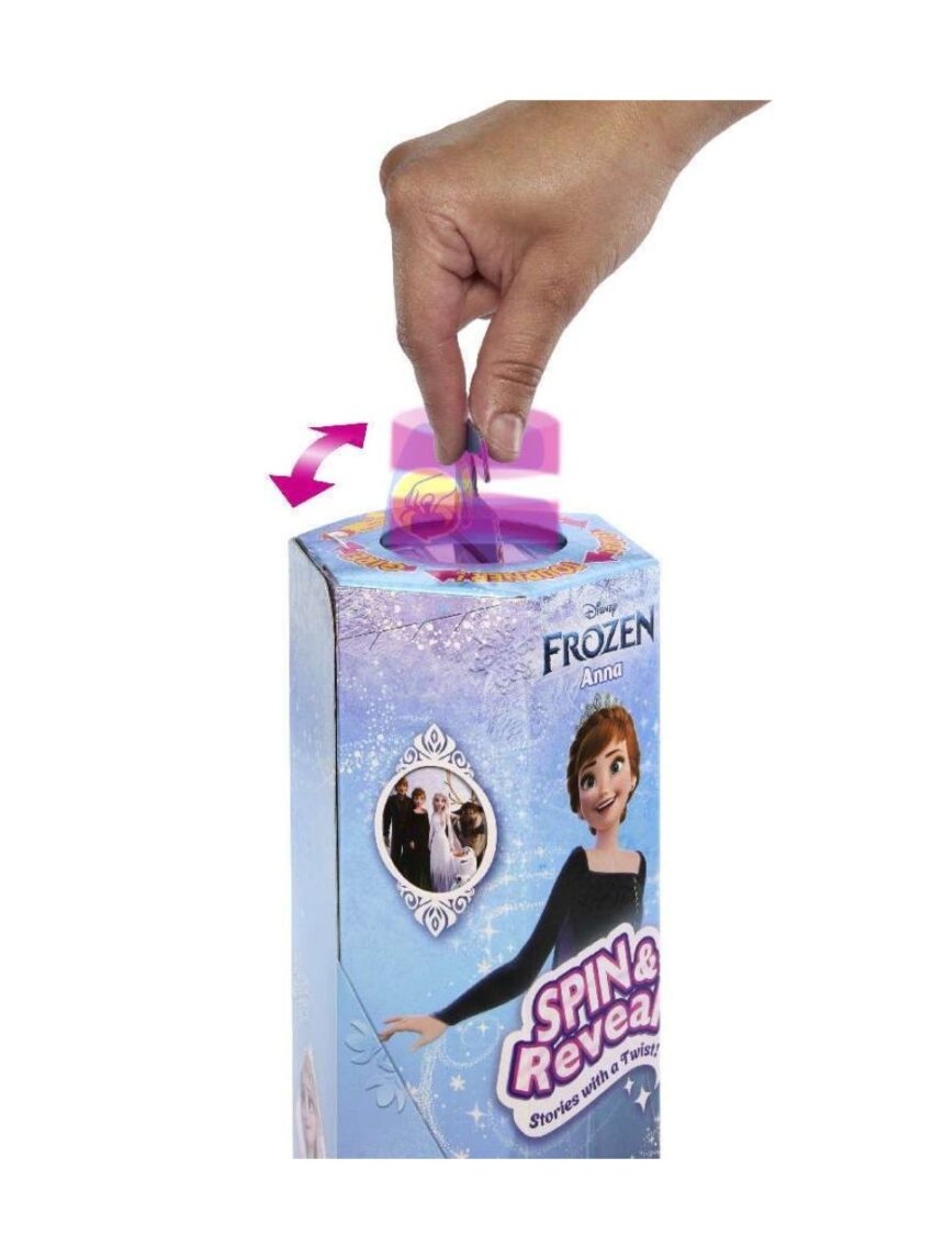 Mattel disney frozen spin & reveal κούκλα άννα με 11 εκπλήξεις hxd27 - FROZEN