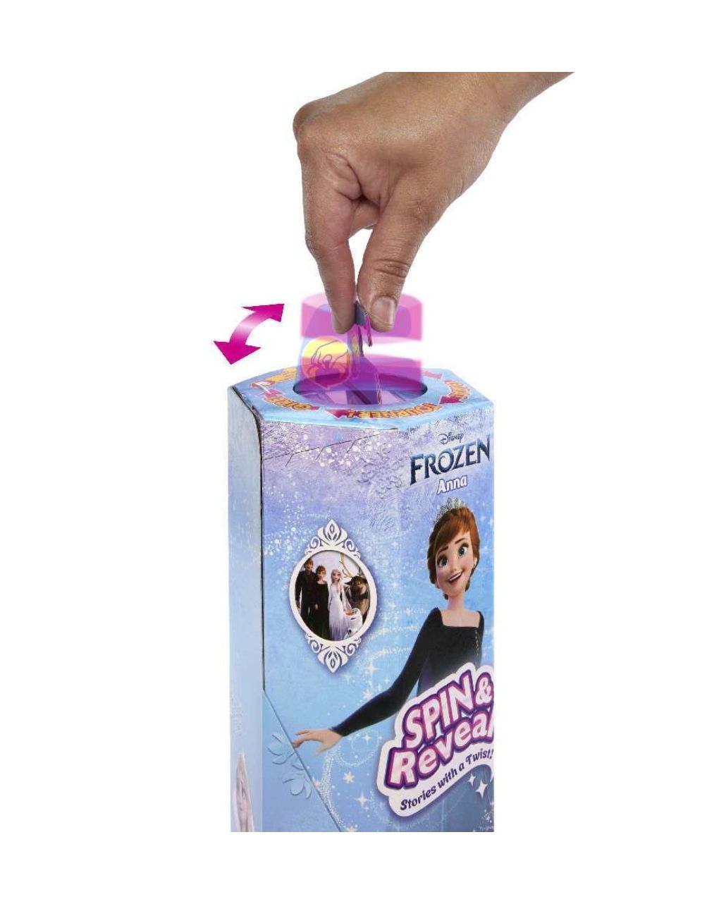 Mattel disney frozen spin & reveal κούκλα άννα με 11 εκπλήξεις hxd27 - FROZEN