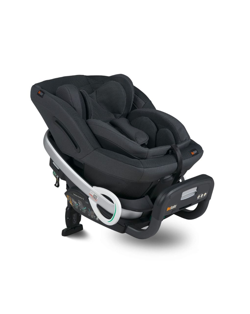 Besafe αντεστραμμένο κάθισμα αυτοκινήτου stretch b i-size (40-125cm) anthracite mesh 11025670.anm - Be Safe
