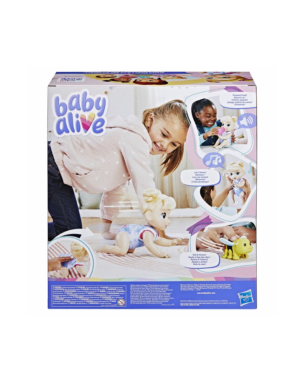Hasbro baby alive crawl n play harper hugs f9709 - BABY ALIVE