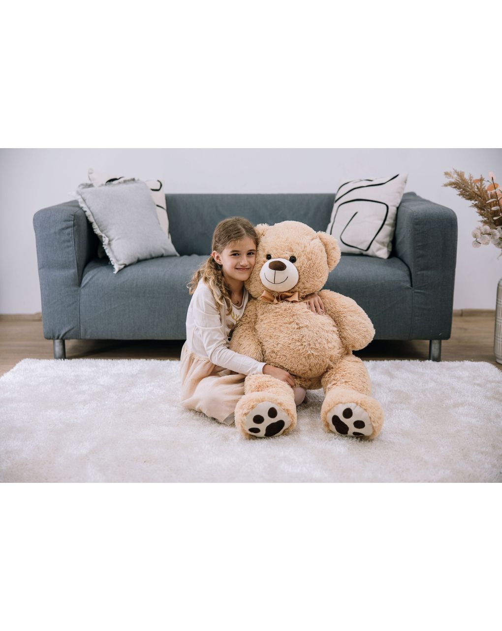 Freeon λούτρινο αρκουδάκι teddy bear fluffy 100εκ 84850 - Freeon