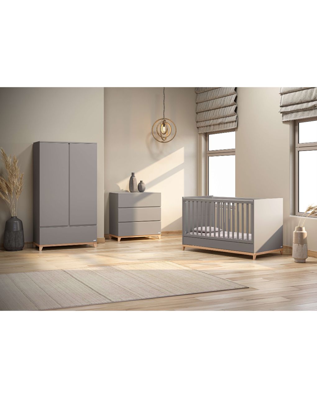 Casababy βρεφική σιφινιέρα zoom dark 590280 - CASABABY