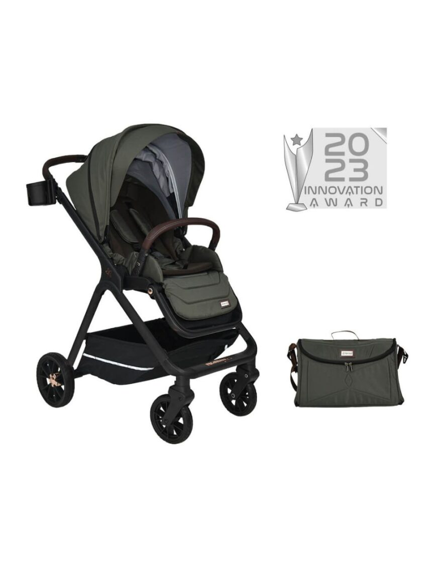Bebe stars καρότσι nammas olive 346-189 - Bebe Stars