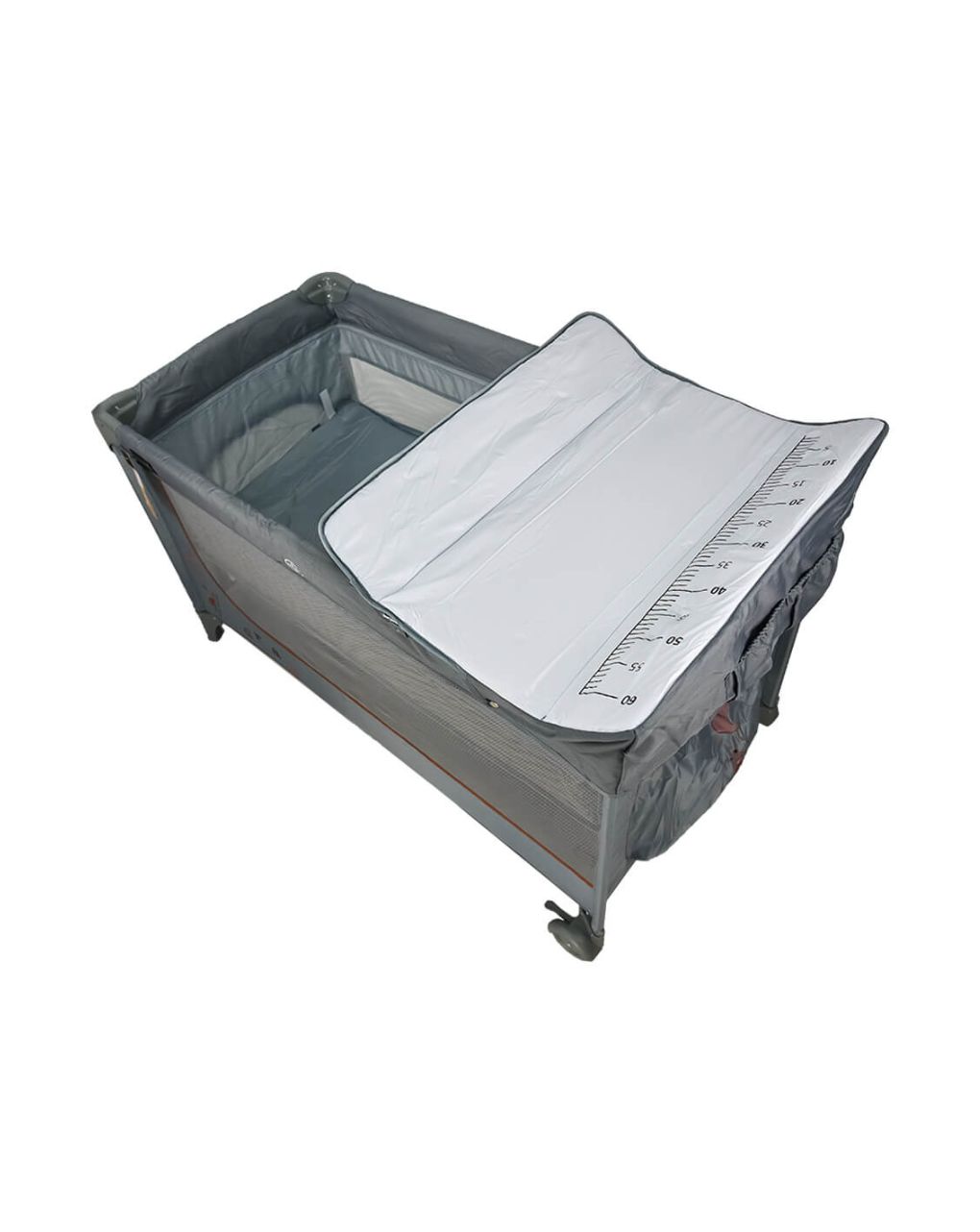 Bebe stars παρκοκρέβατο dreamer με δεύτερο όροφο και αλλαξιέρα grey 887-186 - Bebe Stars