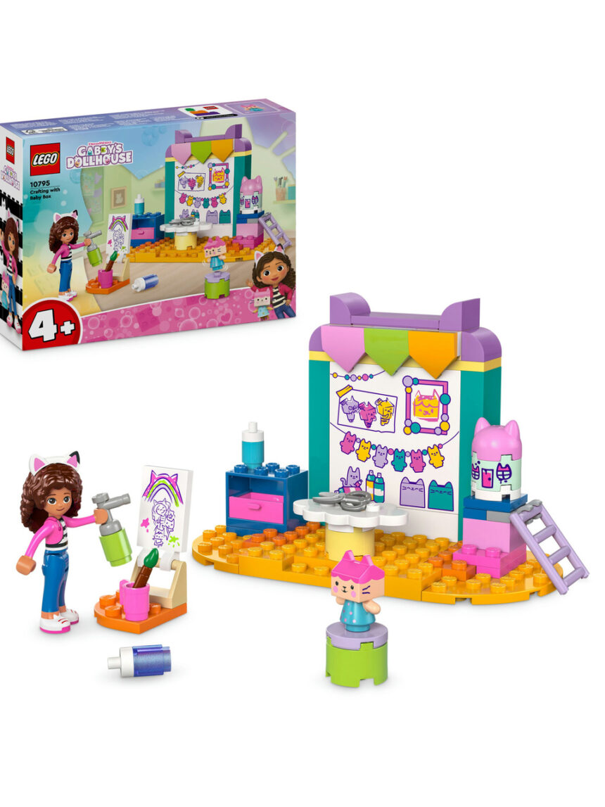 Lego gabby's dollhouse crafting with baby box 10795 - Lego