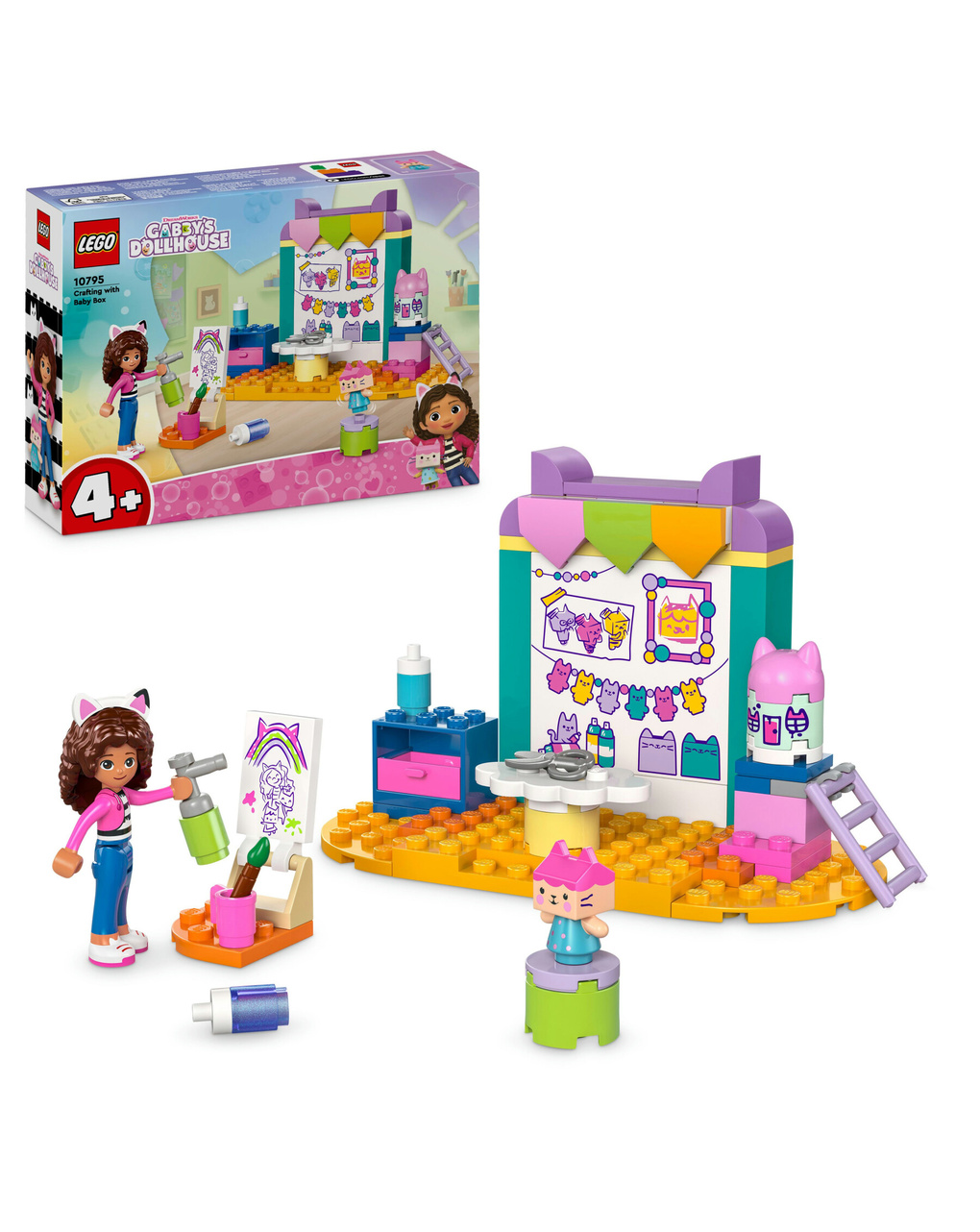 Lego gabby's dollhouse crafting with baby box 10795 - Lego