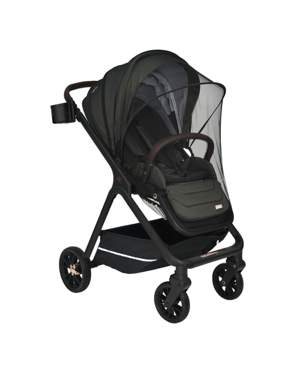 Bebe stars καρότσι nammas olive 346-189 - Bebe Stars