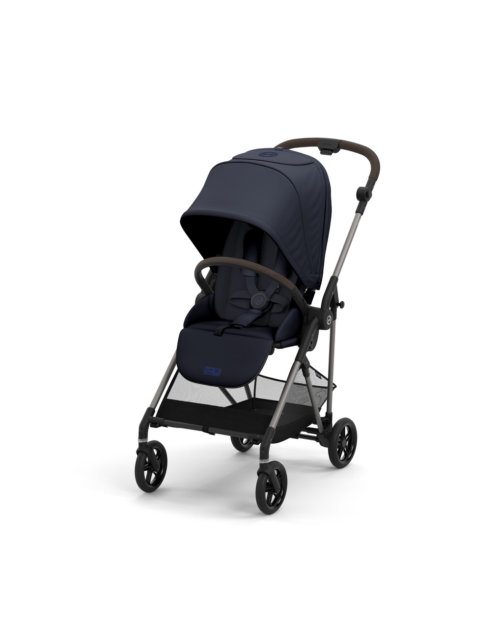 Cybex καρότσι melio taupe frame dark blue 524000027