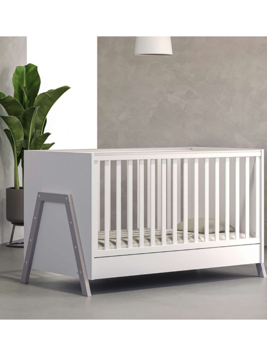 Casababy βρεφικό κρεβάτι μετατρεπόμενο σε προεφηβικό oslo grey 590325 - CASABABY