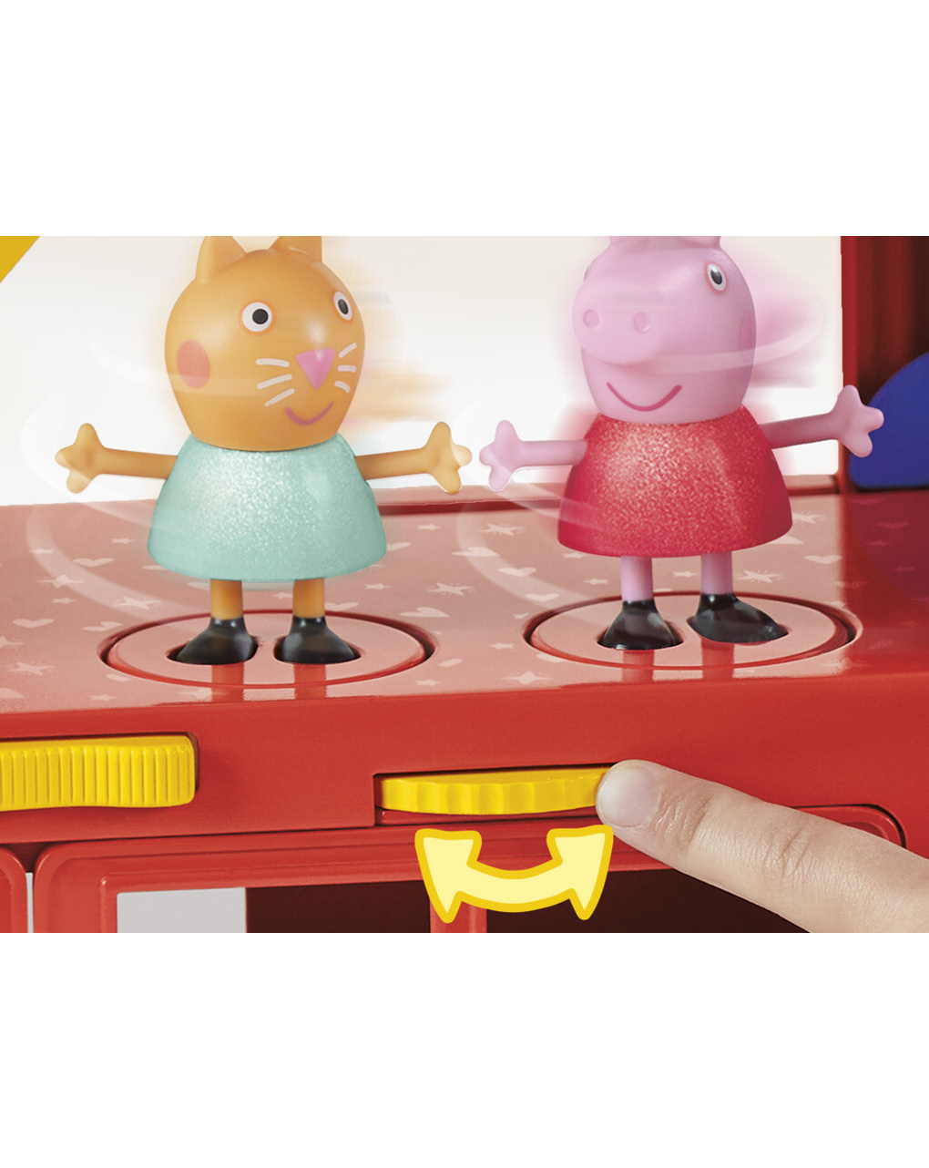 Hasbro peppa pig toys παιχνίδια 2 σε 1 peppa’s party bus f8881 - Peppa Pig