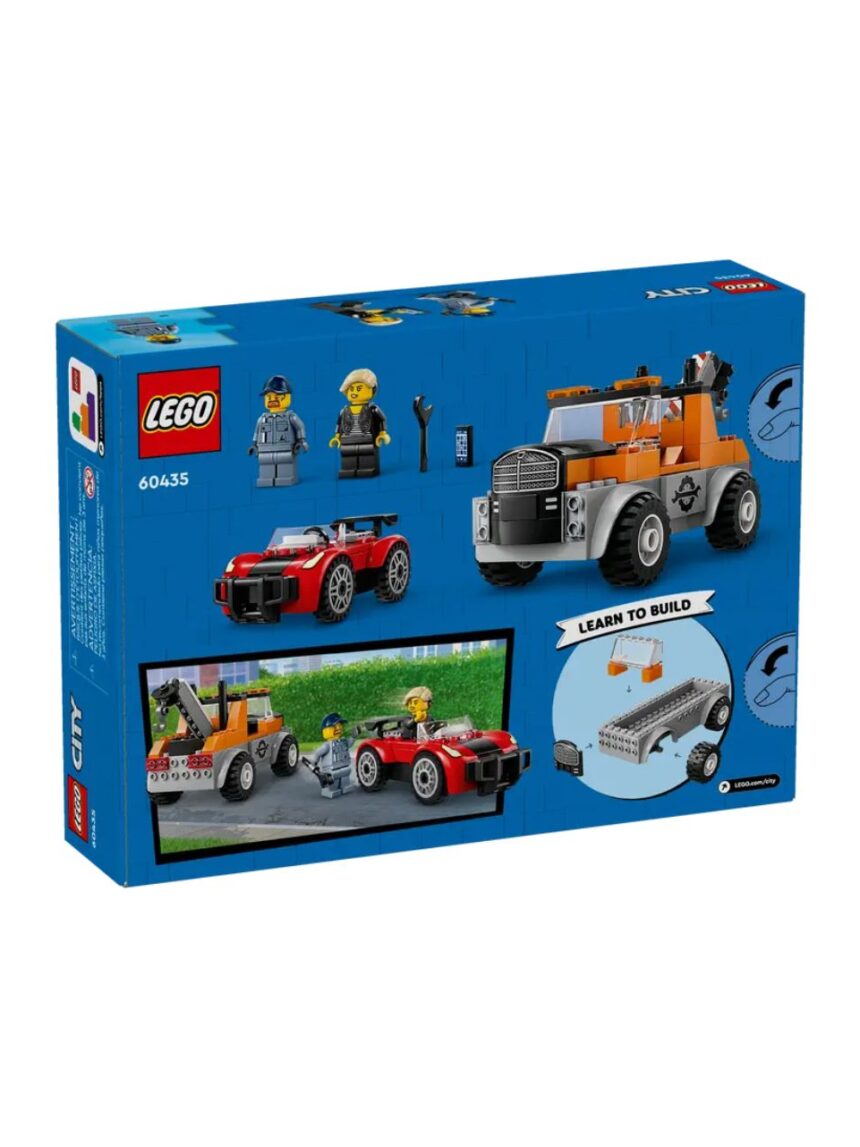 Lego city tow truck and sports car repair 60435 - Lego