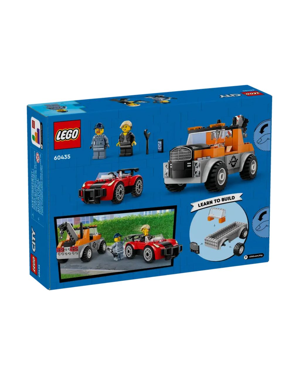 Lego city tow truck and sports car repair 60435 - Lego