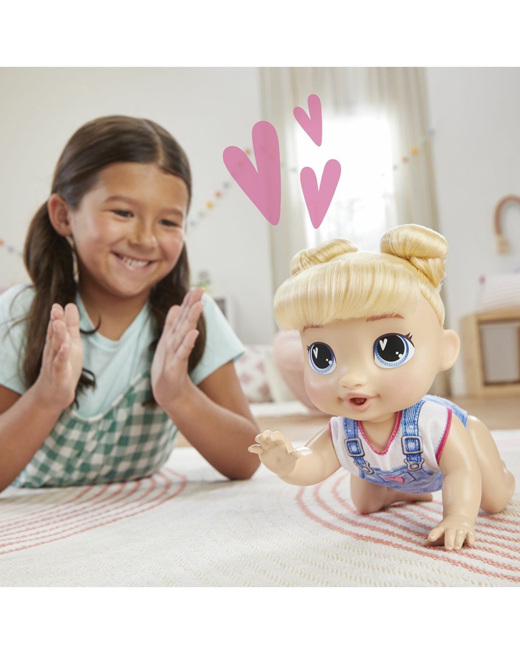 Hasbro baby alive crawl n play harper hugs f9709 - BABY ALIVE