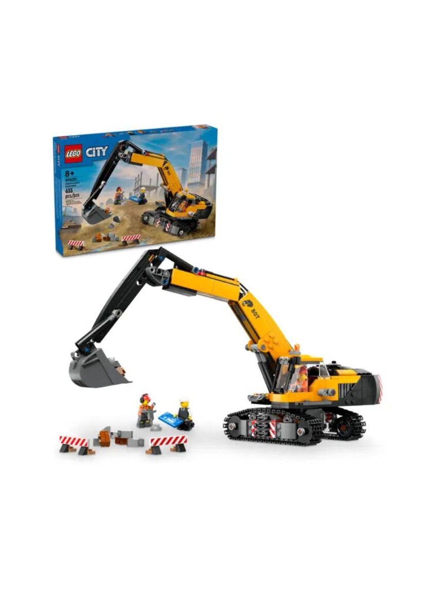 Lego city yellow construction excavator 60420 - Lego, Lego City