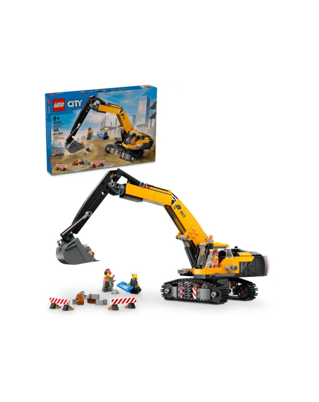 Lego city yellow construction excavator 60420 - Lego, Lego City