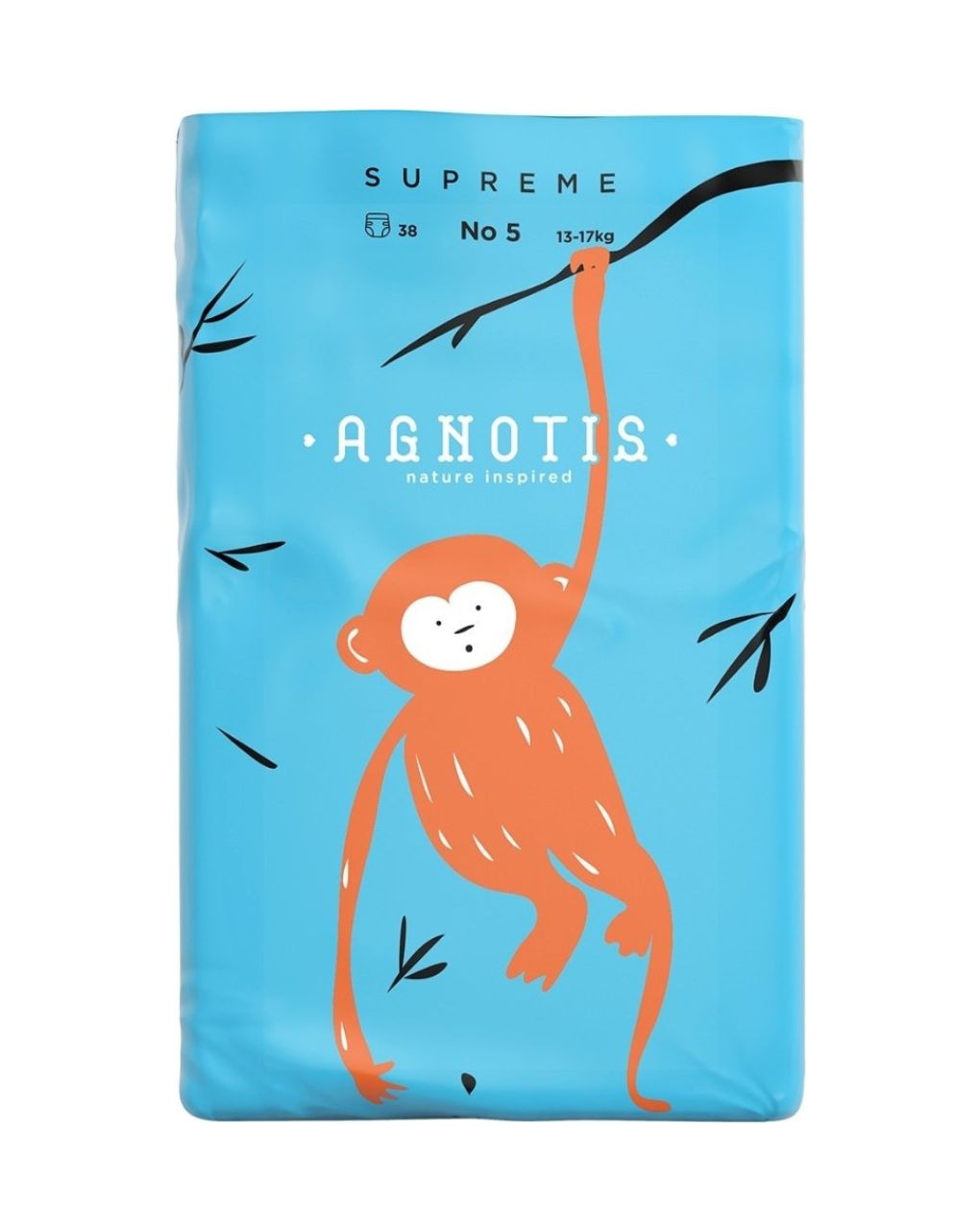 Agnotis supreme παιδικές πάνες no5 (13-17kg) 38τμχ