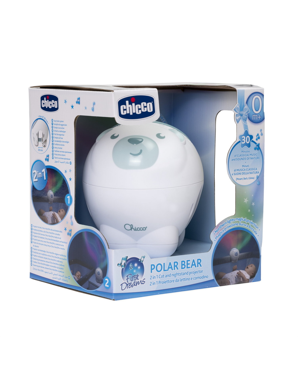 Chicco προτζέκτορας polar bear σιέλ - Chicco
