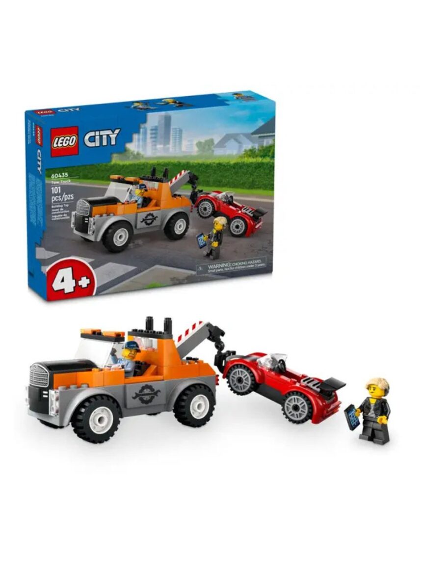 Lego city tow truck and sports car repair 60435 - Lego