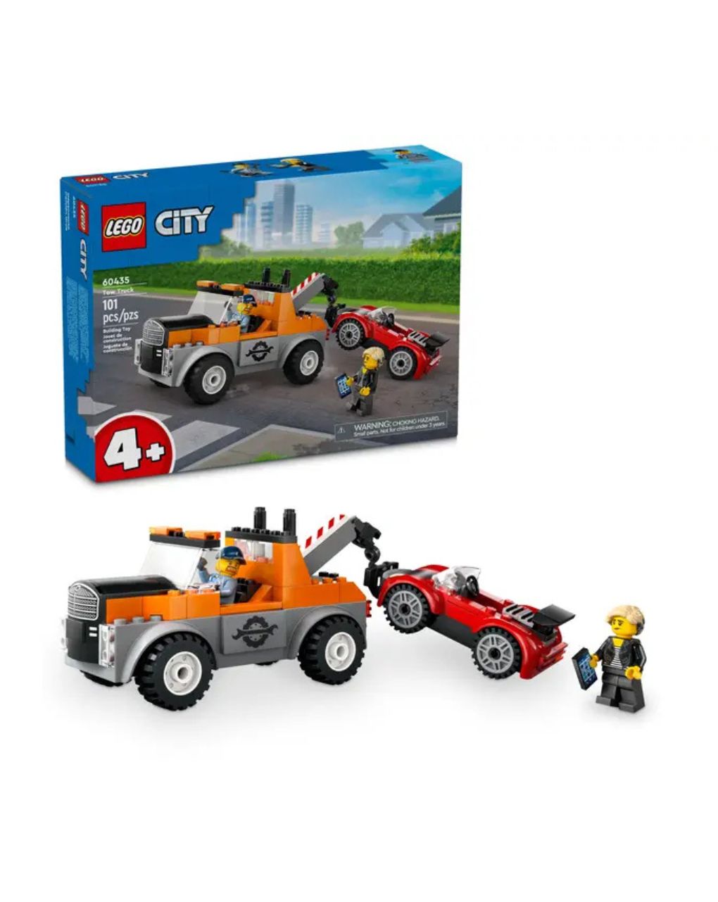 Lego city tow truck and sports car repair 60435 - Lego