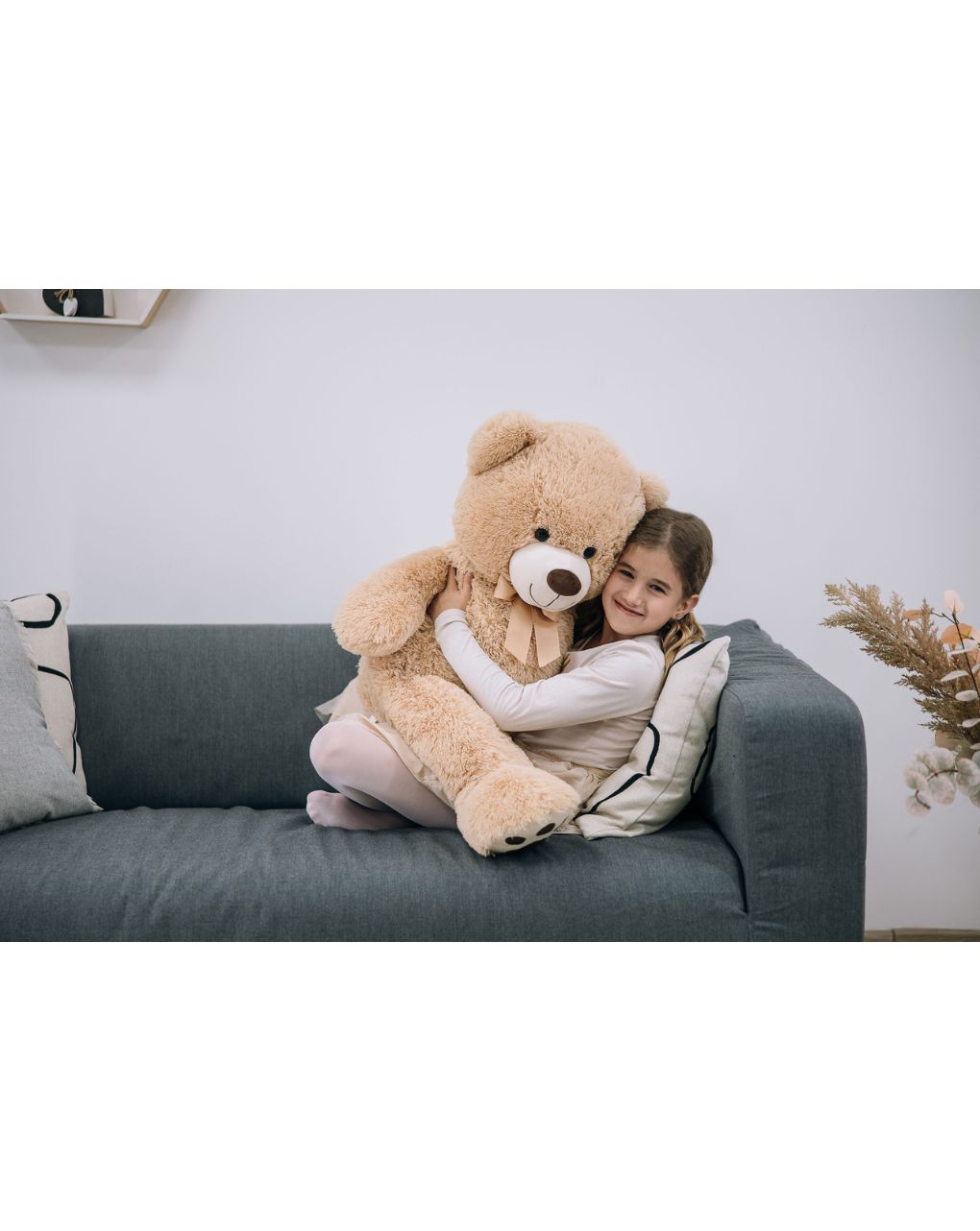 Freeon λούτρινο αρκουδάκι teddy bear fluffy 100εκ 84850 - Freeon