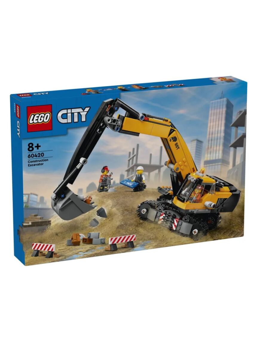 Lego city yellow construction excavator 60420 - Lego, Lego City