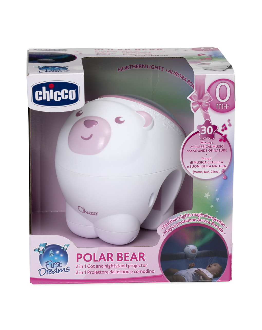 Chicco προτζέκτορας polar bear ροζ - Chicco