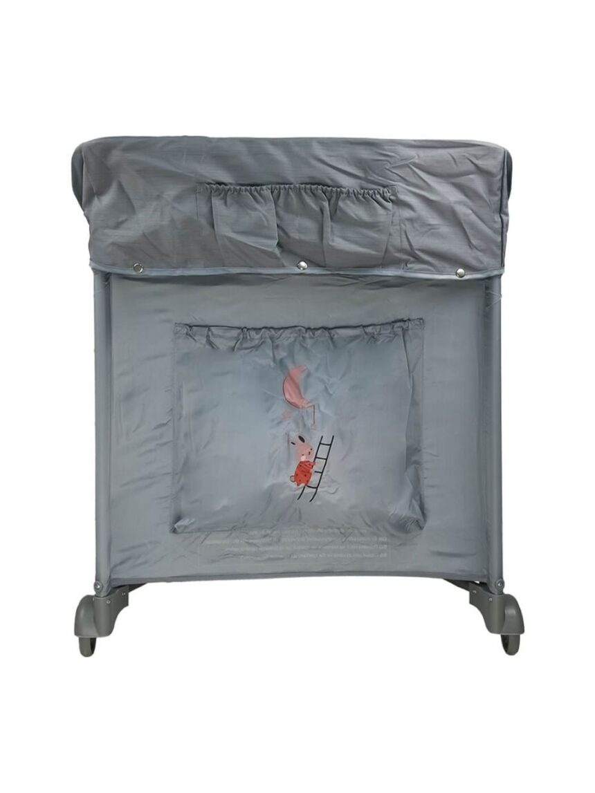 Bebe stars παρκοκρέβατο dreamer με δεύτερο όροφο και αλλαξιέρα grey 887-186 - Bebe Stars