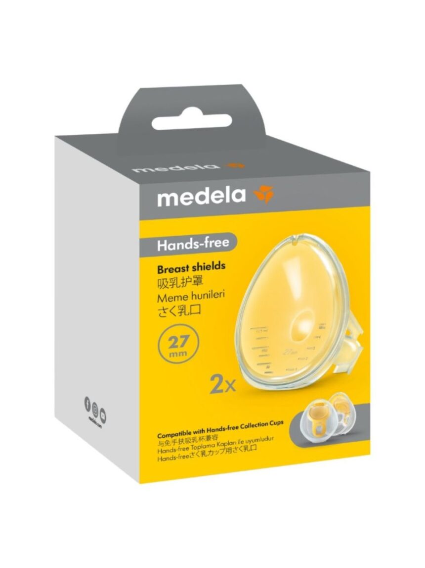 Medela hands free χοάνη 27mm l για το σετ συλλογής μητρικού γάλακτος hands free cups - Medela