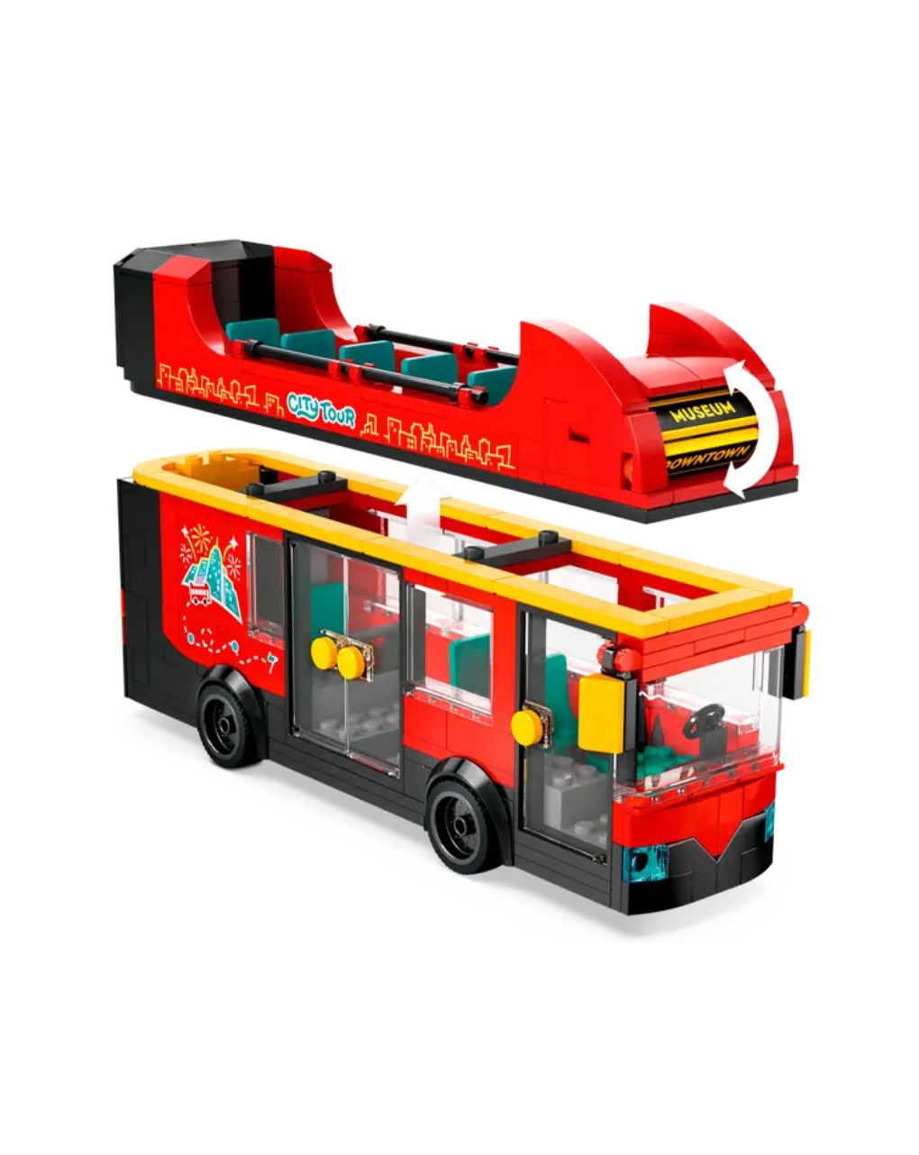 Lego city red double-decker sightseeing bus 60407 - Lego, Lego City