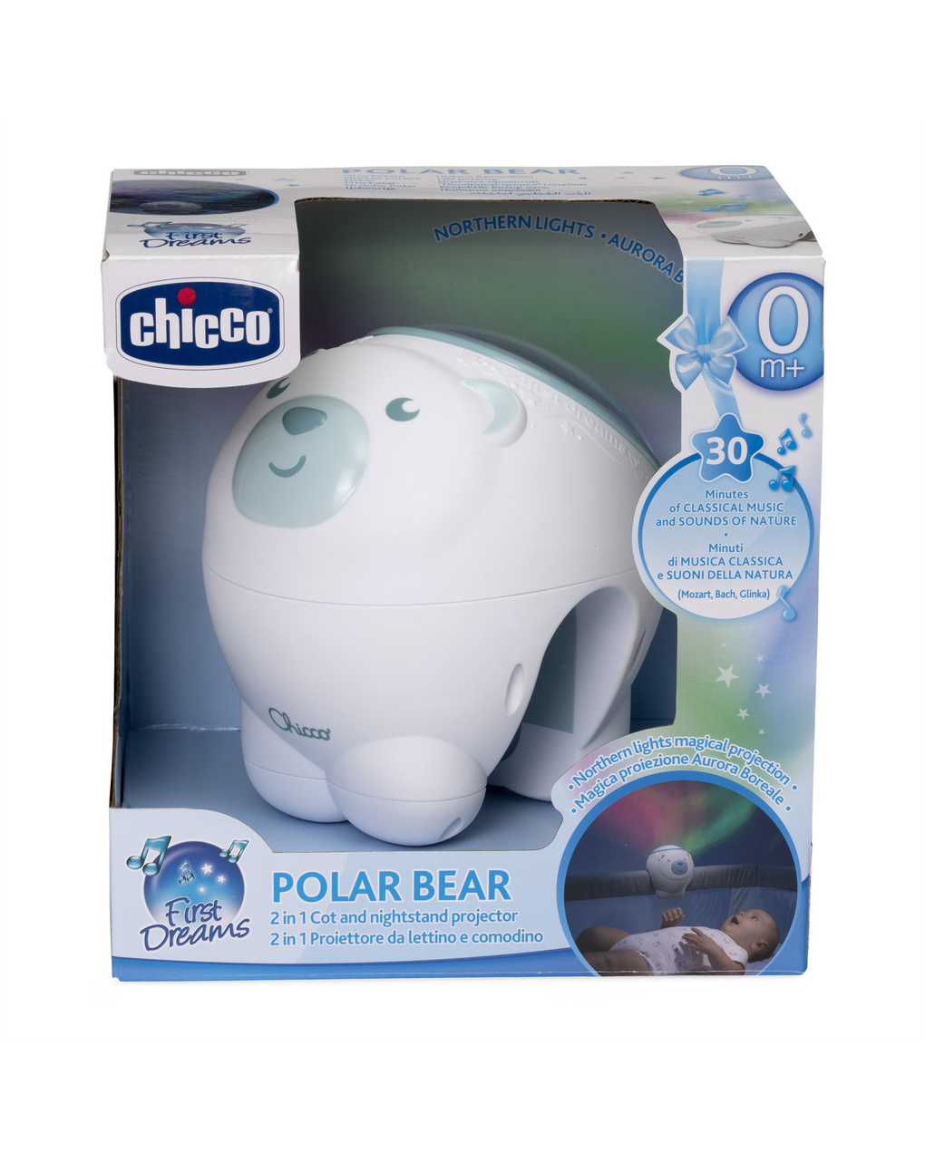 Chicco προτζέκτορας polar bear σιέλ - Chicco