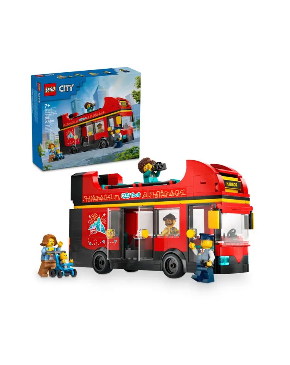 Lego city red double-decker sightseeing bus 60407 - Lego, Lego City