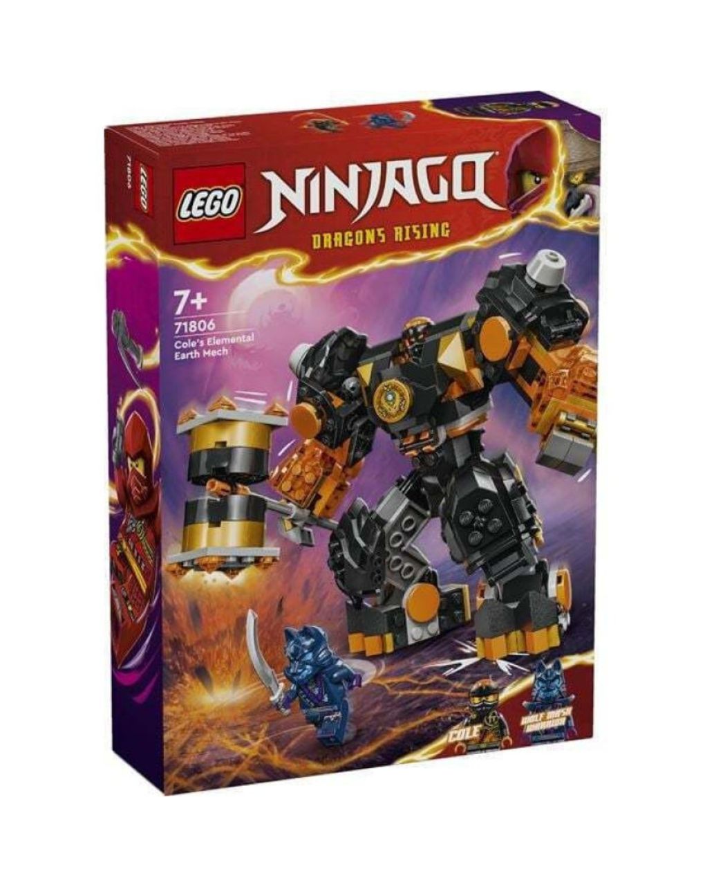 Lego ninjago cole's element earth mech 71806 - Lego, Lego Ninjago