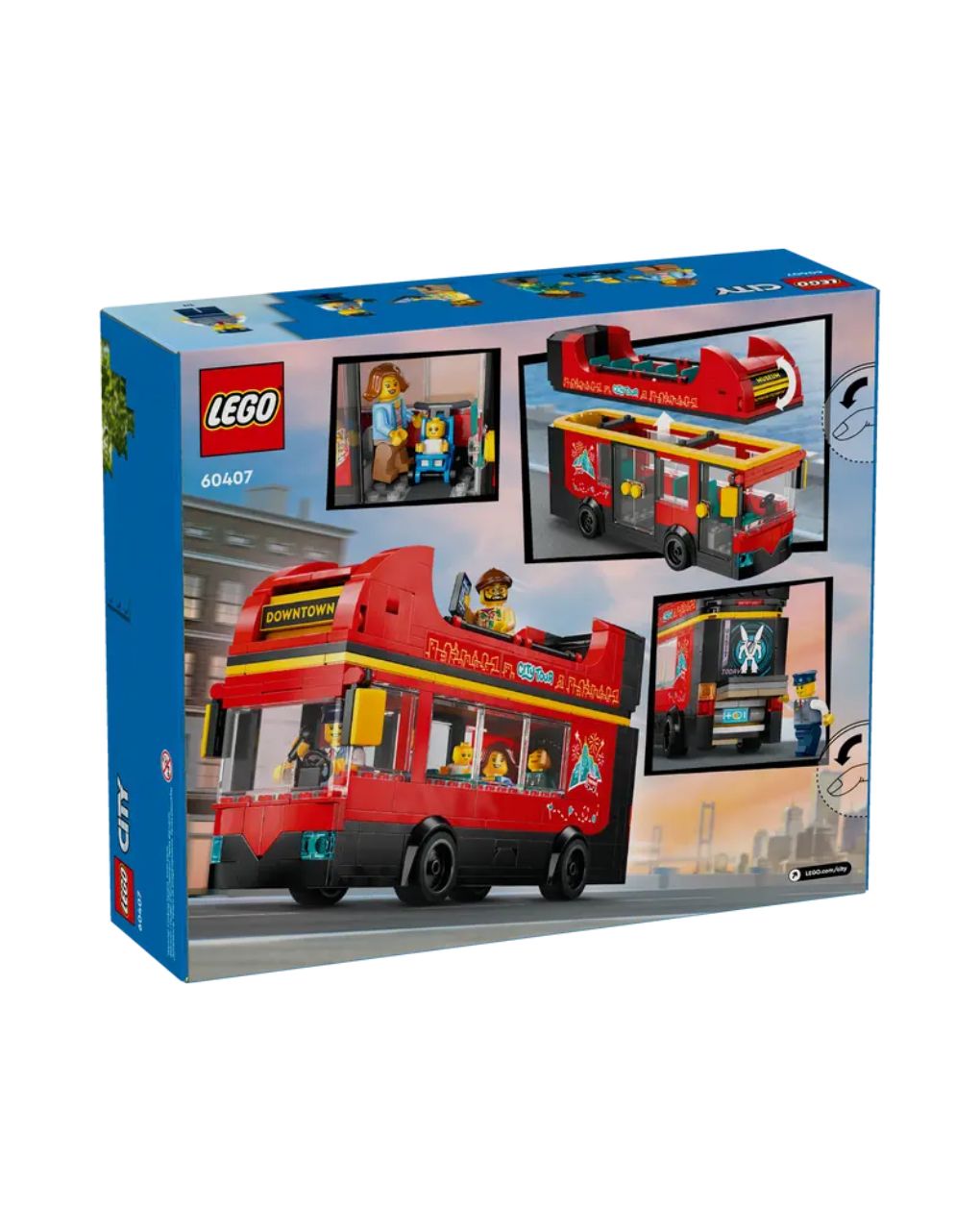 Lego city red double-decker sightseeing bus 60407 - Lego, Lego City