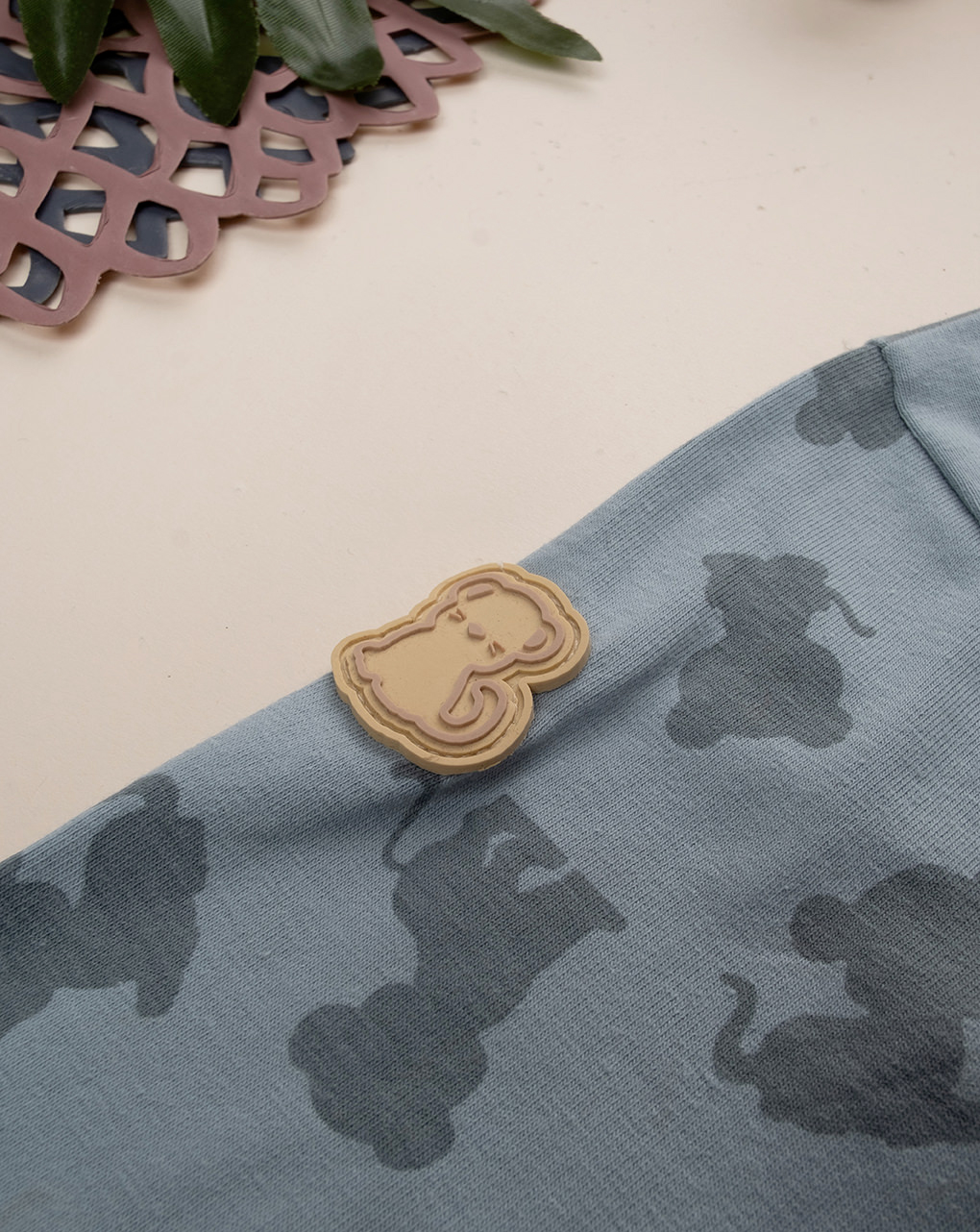 βρεφική μπλούζα πράσινη με λιονταράκια για αγόρι - Prénatal