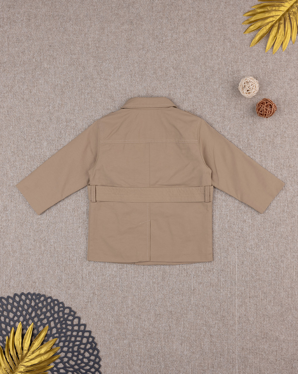 βρεφικό trench coat μπεζ για αγόρι - Prénatal