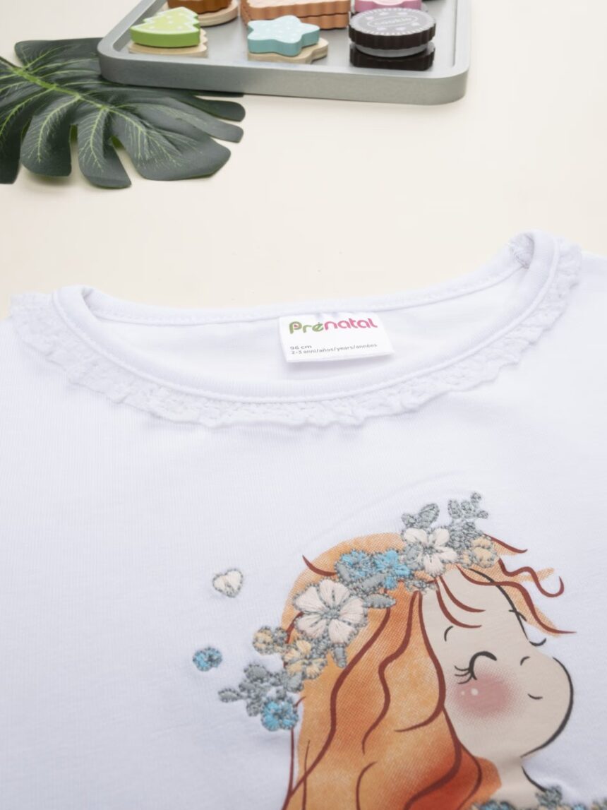 παιδική μπλούζα λευκή fairy για κορίτσι - Prénatal