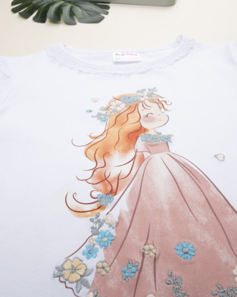 παιδική μπλούζα λευκή fairy για κορίτσι - Prénatal