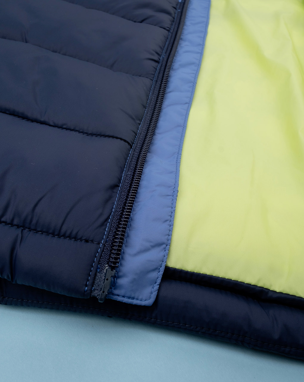 παιδικό μπουφάν puffer μπλε για αγόρι - Prénatal