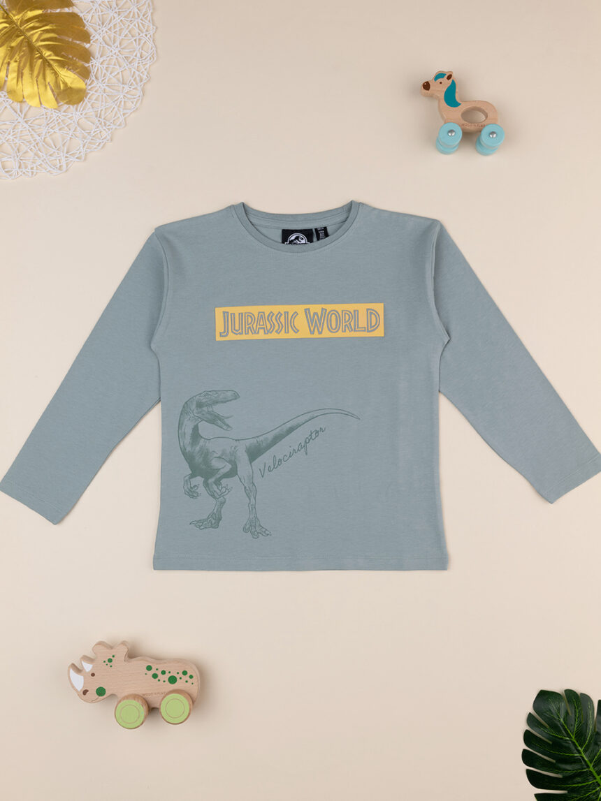 παιδική μπλούζα πράσινη jurassic world για αγόρι - Prénatal