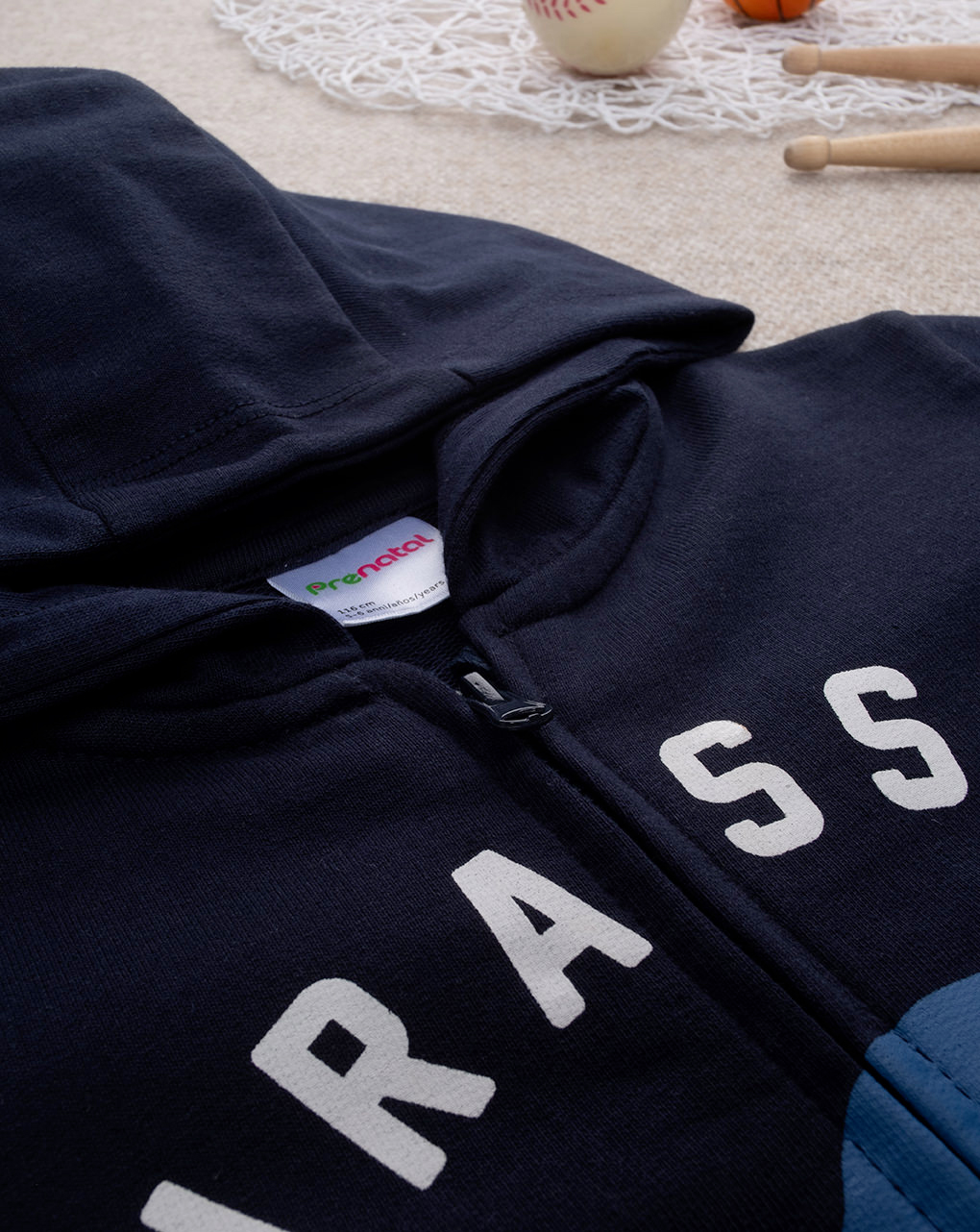 παιδική ζακέτα φούτερ μπλε σκούρο jurassic legend για αγόρι - Prénatal