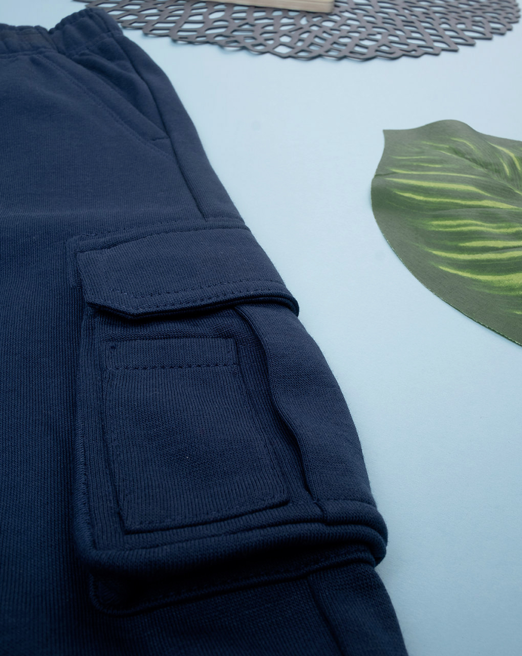 παιδικό παντελόνι μπλε cargo για αγόρι - Prénatal