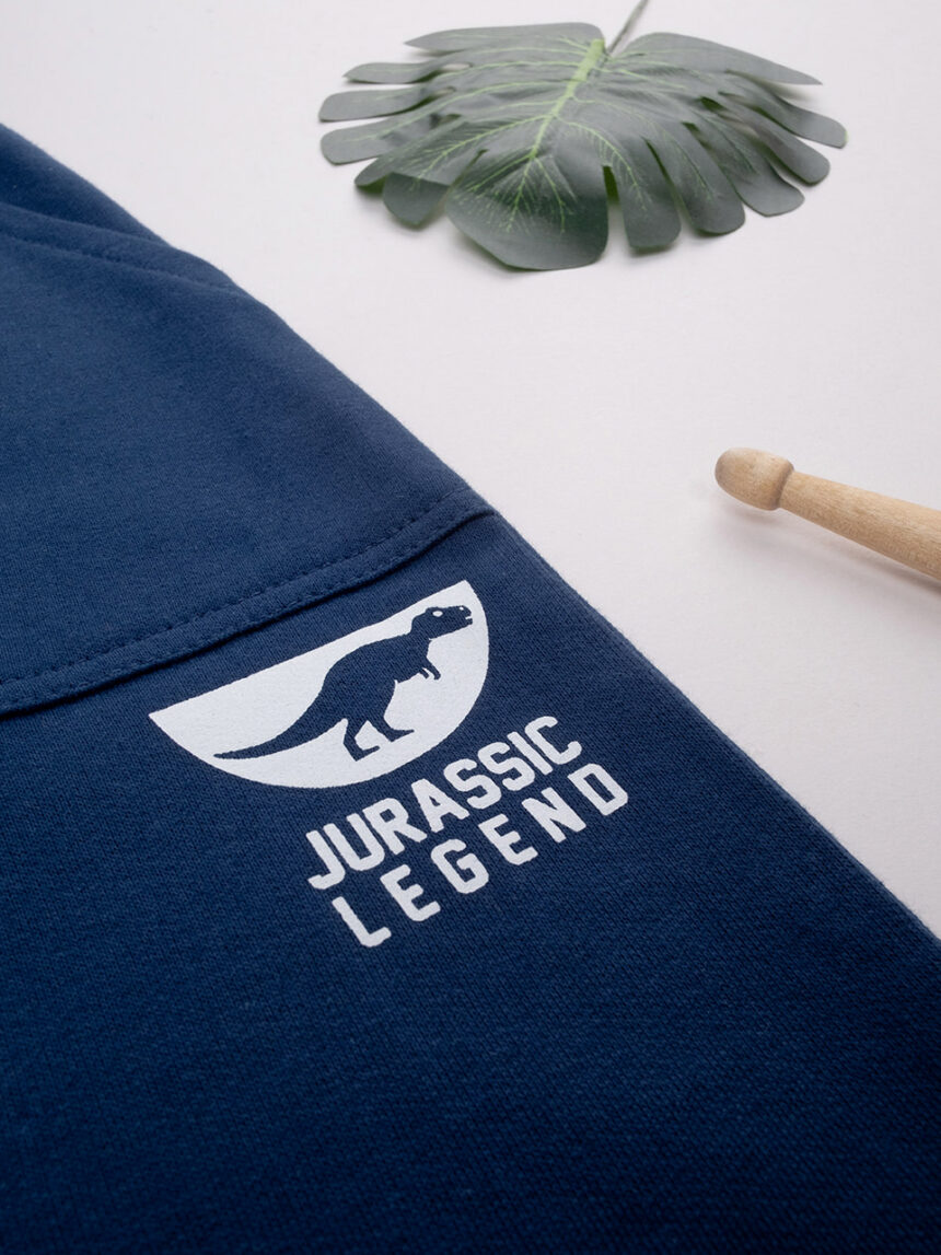 παιδικό παντελόνι φόρμας μπλε σκούρο jurassic legend για αγόρι - Prénatal