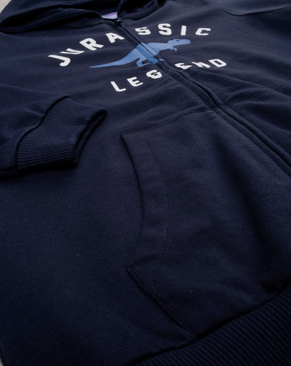 παιδική ζακέτα φούτερ μπλε σκούρο jurassic legend για αγόρι - Prénatal